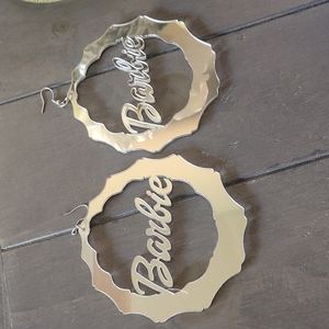 Barbie Bamboo earrings  ( Costume jewelry)